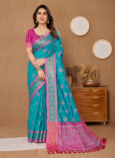 Regular Blue Colour Saree